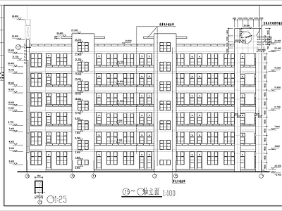 教学楼建筑 施工图