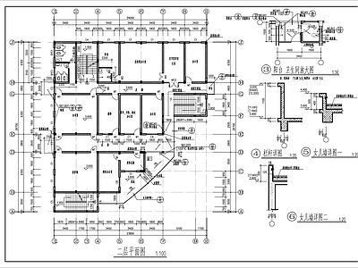 某小型甲级卫生院建筑 施工图