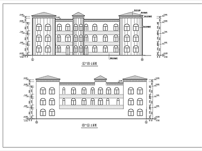 云海花园幼儿园建筑 施工图