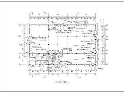 肥料厂建筑 施工图 工业建筑