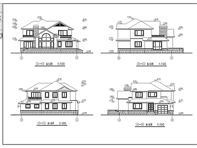 两层农村自建房建筑 施工图