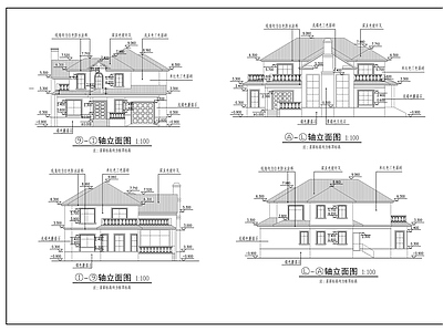 两层农村自建房建筑 施工图