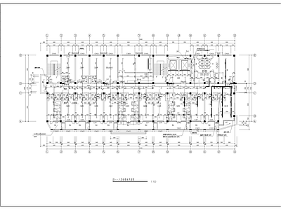 医院给排水 施工图 建筑给排水 给排水图