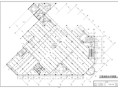某五层综合楼装修改造工程消防系统 施工图 建筑给排水 给排水图