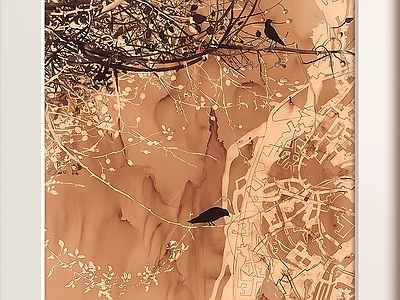 《夜莺》法式小众复古客厅装饰画