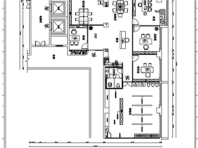 装修公司店面设计 施工图