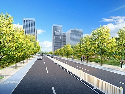 现代城市道路