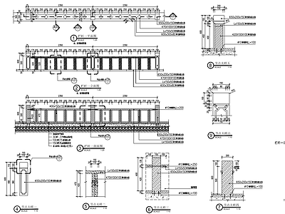石材栏杆详图 施工图