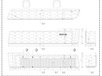 现代简约前台节点详图 施工图 节点