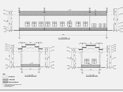 39X8 5M徽派水厂综合用房 施工图 工业建筑