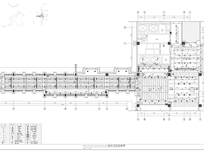 酒店公区大堂过道室内 施工图