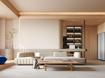 现代极简公寓住宅 施工图 效果图