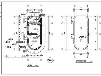 厂区门卫建筑 施工图