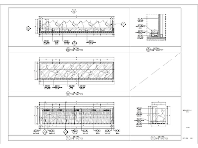 吧台节点 施工图 家具节点详图