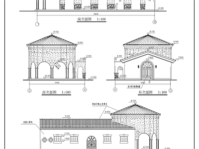 售楼处建筑 施工图