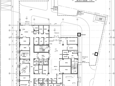 社区卫生服务中心建筑平面图 工业建筑