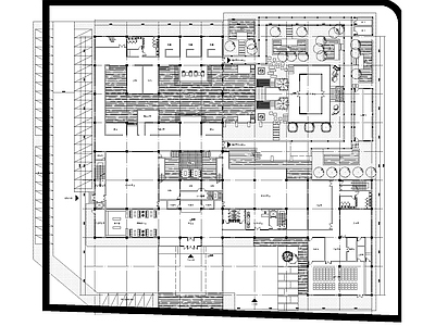 现代风格洗浴会所 施工图