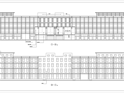 工业园区厂房建筑 施工图 工业建筑