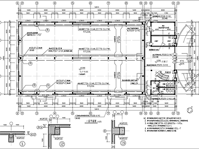 厂房建筑 施工图 工业建筑