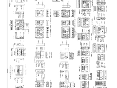 服装店平立面 图库 平面图块