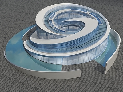 现代展览馆建筑