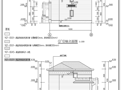 214平二层自建房建施图