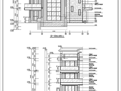 现代风格别墅建施图