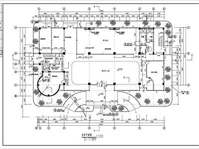 6层框架结构办公楼建施图