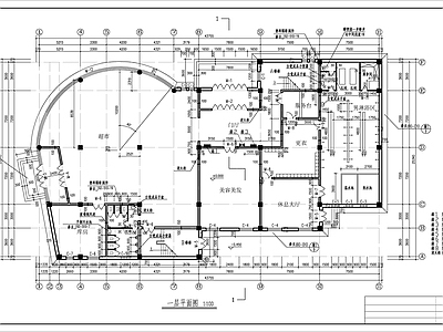 某会所建筑结构施工图 娱乐会所