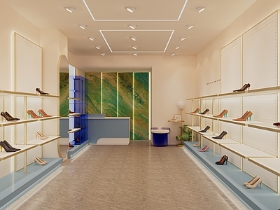 现代品牌鞋店