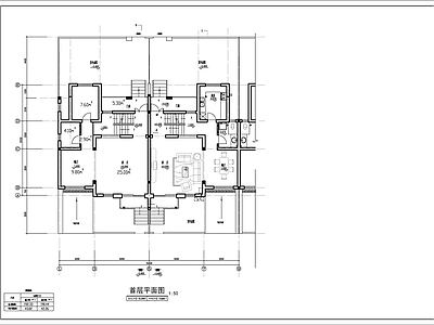 三层别墅建施图