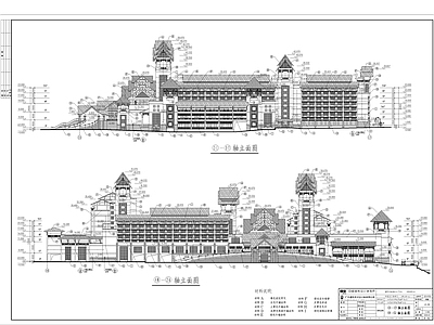 花园酒店建筑施工图纸