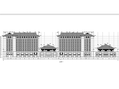 湿地旅游酒店主楼建设施工图