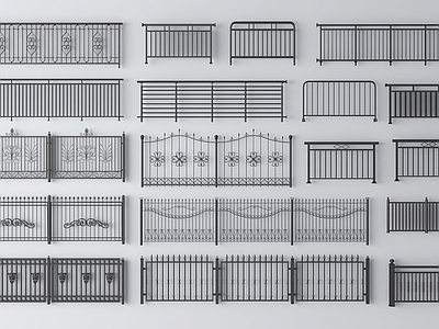 现代铁艺栅栏 防