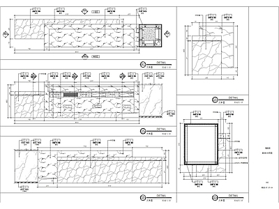 销控台 施工图 前台 家具节点详图