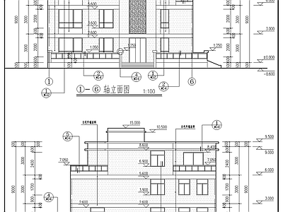 乡间别墅建筑 施工图