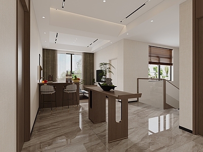 新中式loft餐厅