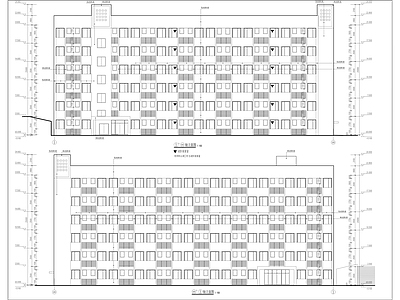 高级技工学校学生宿舍建筑 施工图