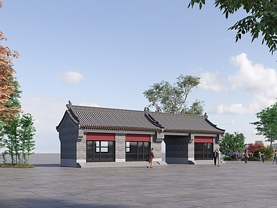 新中式仿古商铺 民宿 酒店 餐饮