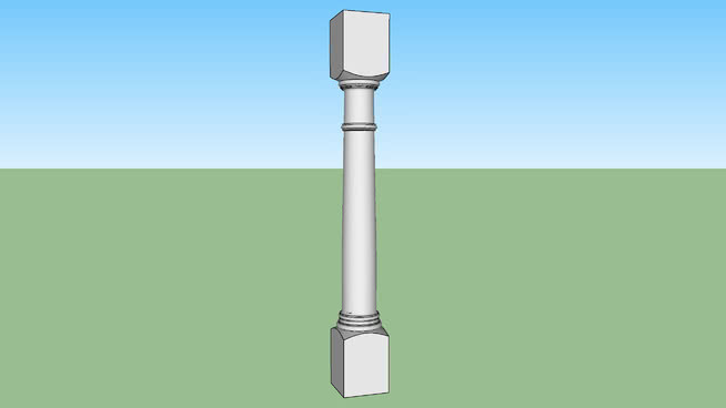 TabLays.com大型多立克柱36“带块部分5050Cx36” 圆规 注射器 其他 杆 聚光灯