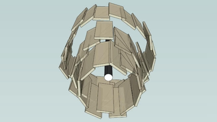 吊灯 草图大师模型