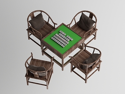 中式麻将桌 棋牌桌