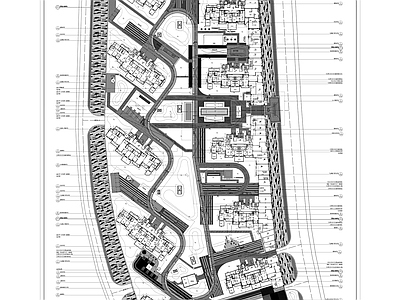 山水御府施工图 居住区景观