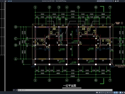 现代别墅建筑  施工图