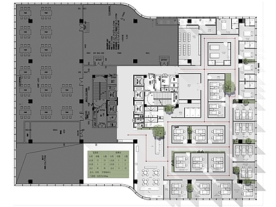 800平足浴SPA会所平面方案 施工图