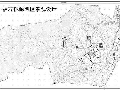 农家乐景观规划总平面图 乡村振兴 规划平面图