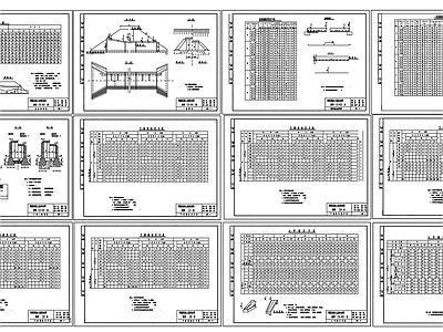 钢筋混凝土盖板涵洞设计图 混凝土节点 结构节点图