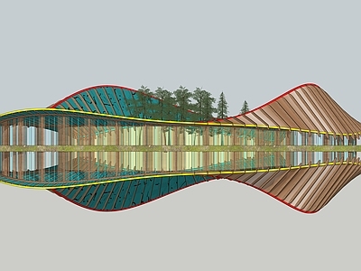 现代展览馆建筑