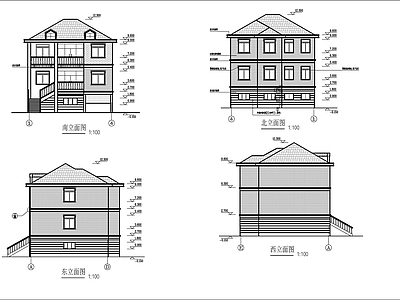 农居自建房建筑 施工图