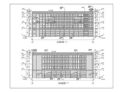 先进制造产业园及车库建筑 施工图 工业建筑